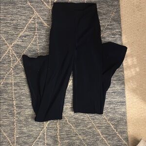 Womens navy blue lululemon flared legging